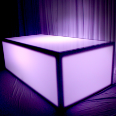 Acrylic LED Coffee Table