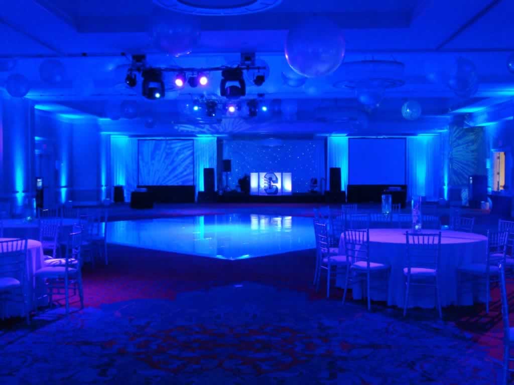 Custom Color Dance Floor Wrap - POHP Events - Atlanta Event Rentals